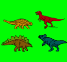 Dibujo Dinosaurios de tierra pintado por JGHUGHGU