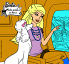 Dibujo Barbie llega a París pintado por maria17