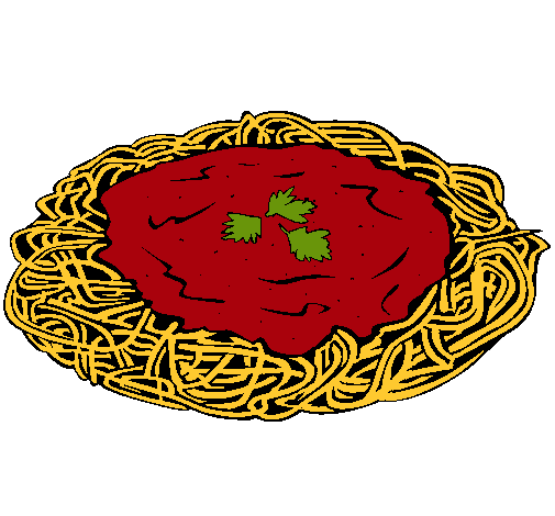 Dibujo Espaguetis con queso pintado por andrus100