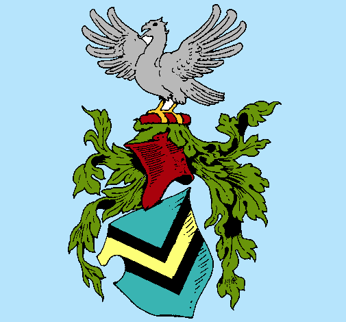 Escudo de armas y aguila 