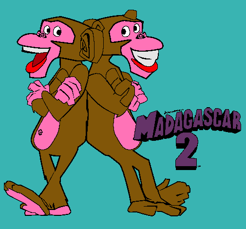 Madagascar 2 Manson y Phil 2