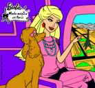 Dibujo Barbie llega a París pintado por Laurapavon