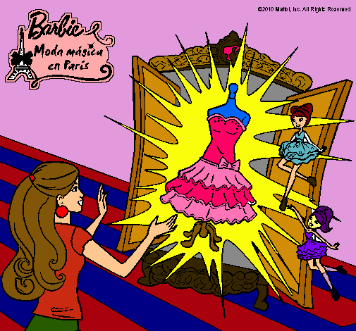 El vestido mágico de Barbie