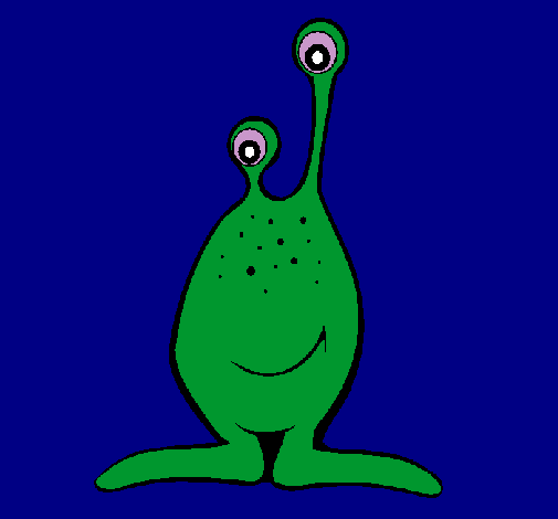 Dibujo Mini extraterrestre pintado por andrus100