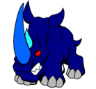 Dibujo Rinoceronte II pintado por Pokemon