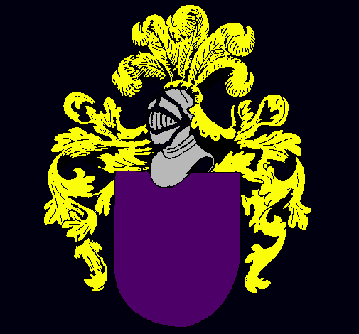 Escudo de armas y casco