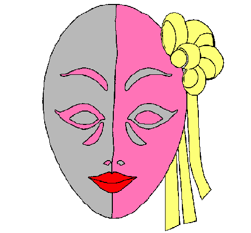 Dibujo Máscara italiana pintado por labrat