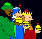 Dibujo Los Reyes Magos 3 pintado por marinuski