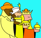 Dibujo Los Reyes Magos 3 pintado por wandix