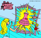 Dibujo El vestido mágico de Barbie pintado por marifer