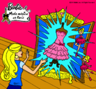 Dibujo El vestido mágico de Barbie pintado por marinuski