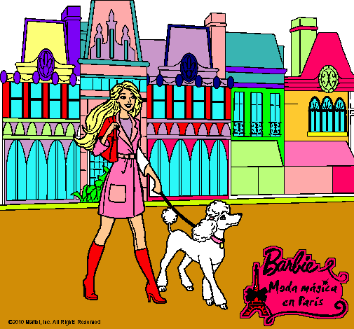 Barbie y su perrita