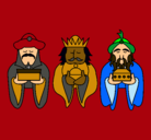 Dibujo Los Reyes Magos 4 pintado por tosu