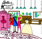 Dibujo Barbie en la tienda pintado por kvlcescolt