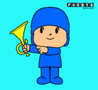 Dibujo Pocoyó pintado por pocoyo