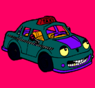 Dibujo Herbie Taxista pintado por patrici+
