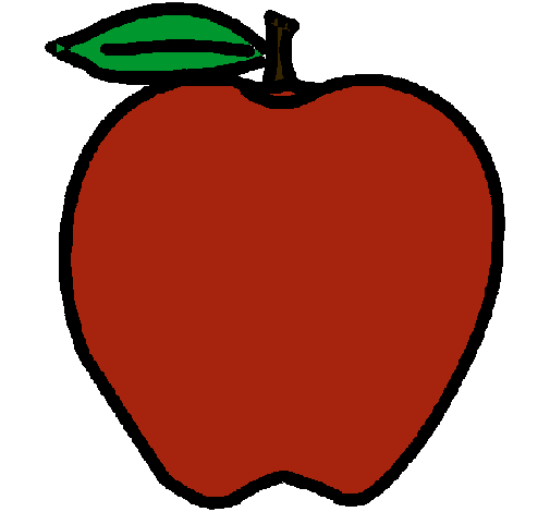 Dibujo manzana pintado por Catithaa