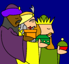 Dibujo Los Reyes Magos 3 pintado por salva54