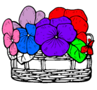 Dibujo Cesta de flores 12 pintado por camilonia