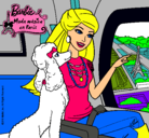 Dibujo Barbie llega a París pintado por titi77