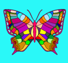 Dibujo Mariposa pintado por Camilita