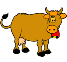 Dibujo Vaca lechera pintado por yuny