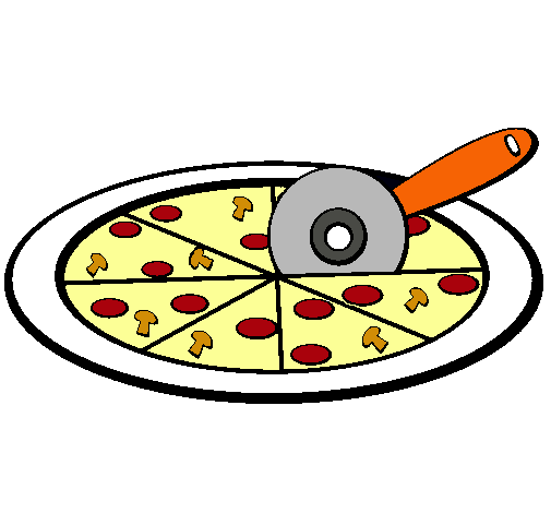 Dibujo Pizza pintado por andys