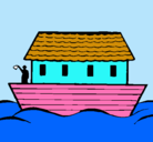 Dibujo Arca de Noe pintado por abi4