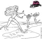 Dibujo Barbie de regreso a la playa pintado por belen2011