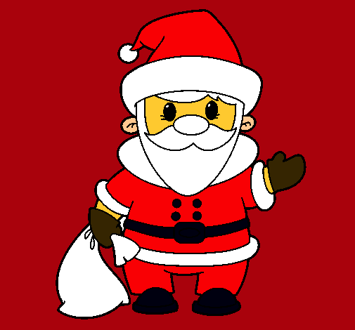Dibujo Papa Noel 4 pintado por michtre