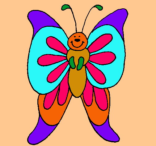 Dibujo Mariposa  pintado por Adelita
