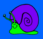 Dibujo Caracol  pintado por CYNDI