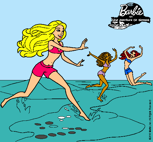 Barbie de regreso a la playa