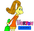 Dibujo Horton - Sally O'Maley pintado por nuse
