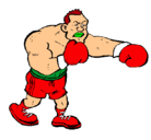 Dibujo Boxeador pintado por aararmando