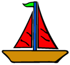 Dibujo Barco velero pintado por maylin