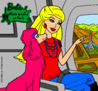Dibujo Barbie llega a París pintado por amalia