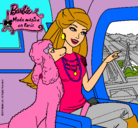 Dibujo Barbie llega a París pintado por vero20002