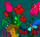 Dibujo Fauna y flora pintado por fxdgfggf