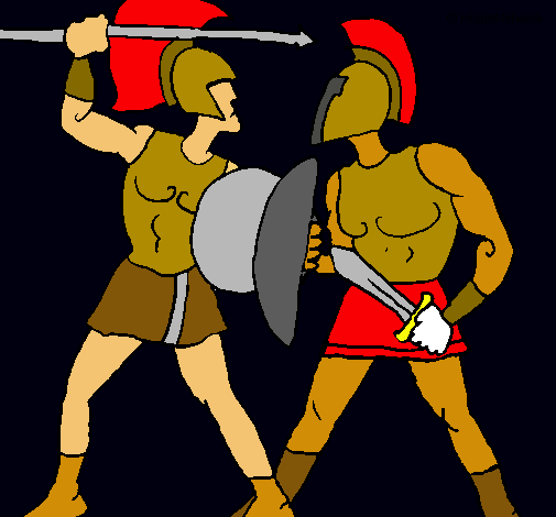 Lucha de gladiadores