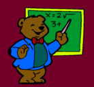 Dibujo Profesor oso pintado por Natsu