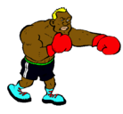 Dibujo Boxeador pintado por kaka