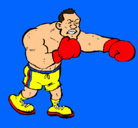 Dibujo Boxeador pintado por 741852963