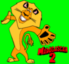 Dibujo Madagascar 2 Alex 2 pintado por daniel15