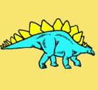 Dibujo Stegosaurus pintado por cacacacaca