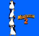 Dibujo Madagascar 2 Pingüinos pintado por keyber