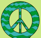 Dibujo Símbolo de la paz pintado por fiorella21