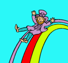 Dibujo Duende en el arco iris pintado por daadadaddada