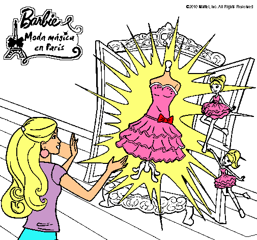 El vestido mágico de Barbie