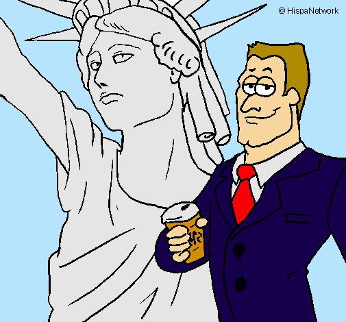 Dibujo Estados Unidos de América pintado por Andy7